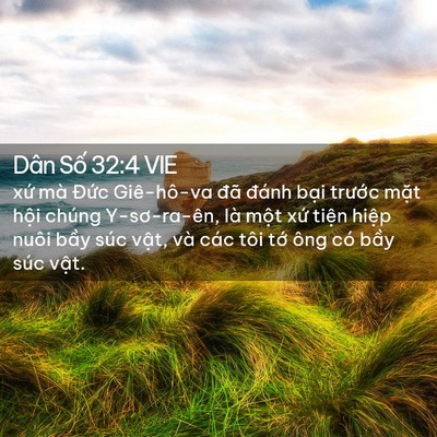 Picture 02 - Dân Số 32:4 VIE - xứ mà Đức Giê-hô-va đã đánh bại - Bible Verse Picture