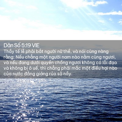 Picture 02 - Dân Số 5:19 VIE - Thầy tế lễ phải bắt người nữ - Bible Verse Picture