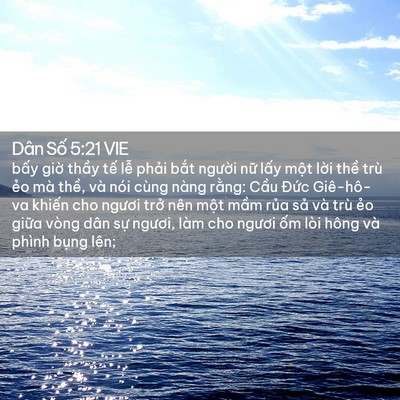 Picture 02 - Dân Số 5:21 VIE - bấy giờ thầy tế lễ phải bắt - Bible Verse Picture