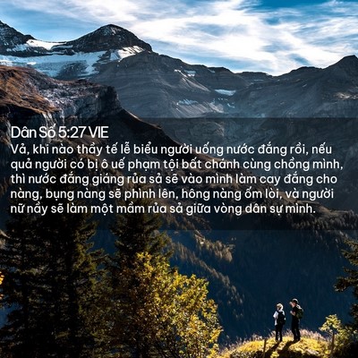 Picture 02 - Dân Số 5:27 VIE - Vả, khi nào thầy tế lễ biểu người - Bible Verse Picture
