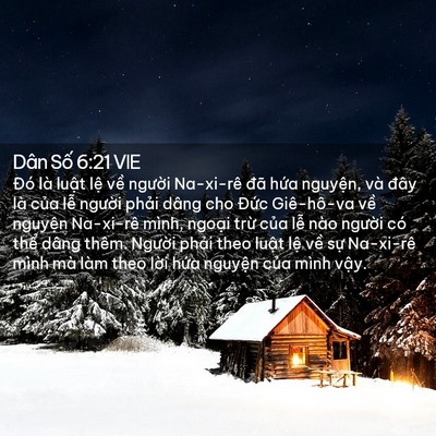 Picture 02 - Dân Số 6:21 VIE - Đó là luật lệ về người Na-xi-rê đã - Bible Verse Picture
