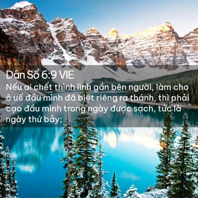 Picture 02 - Dân Số 6:9 VIE - Nếu ai chết thình lình gần bên người, - Bible Verse Picture