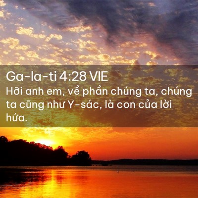 Picture 02 - Ga-la-ti 4:28 VIE - Hỡi anh em, về phần chúng ta, chúng ta - Bible Verse Picture