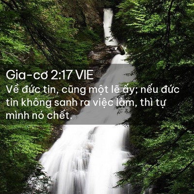 Picture 02 - Gia-cơ 2:17 VIE - Về đức tin, cũng một lẽ ấy; nếu - Bible Verse Picture