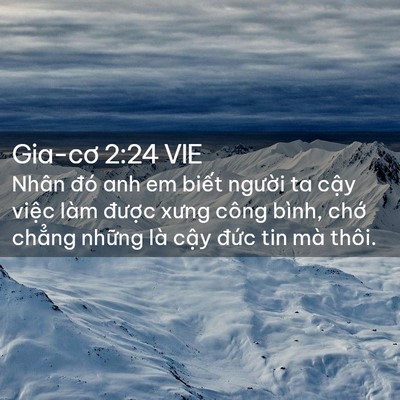 Picture 02 - Gia-cơ 2:24 VIE - Nhân đó anh em biết người ta cậy việc - Bible Verse Picture