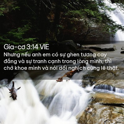 Picture 02 - Gia-cơ 3:14 VIE - Nhưng nếu anh em có sự ghen tương cay - Bible Verse Picture