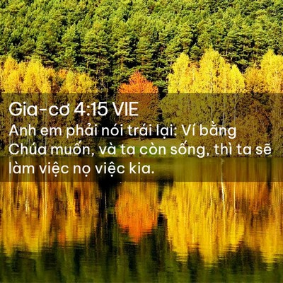 Picture 02 - Gia-cơ 4:15 VIE - Anh em phải nói trái lại: Ví bằng Chúa - Bible Verse Picture