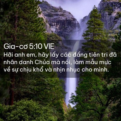 Picture 02 - Gia-cơ 5:10 VIE - Hỡi anh em, hãy lấy các đấng tiên tri - Bible Verse Picture
