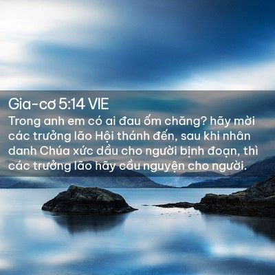 Picture 02 - Gia-cơ 5:14 VIE - Trong anh em có ai đau ốm chăng? hãy mời - Bible Verse Picture