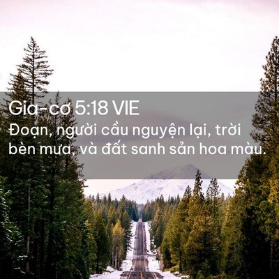 Picture 02 - Gia-cơ 5:18 VIE - Đoạn, người cầu nguyện lại, trời - Bible Verse Picture