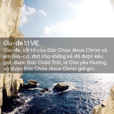 Picture 02 - Giu-đe 1:1 VIE - Giu-đe, tôi tớ của Đức Chúa Jêsus - Bible Verse Picture