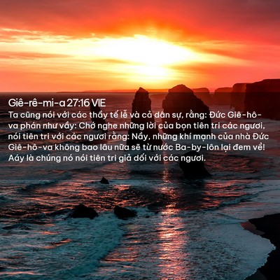 Picture 02 - Giê-rê-mi-a 27:16 VIE - Ta cũng nói với các thầy tế lễ và - Bible Verse Picture