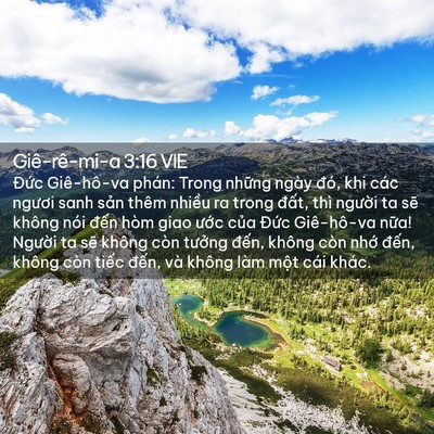 Picture 02 - Giê-rê-mi-a 3:16 VIE - Đức Giê-hô-va phán: Trong những ngày - Bible Verse Picture