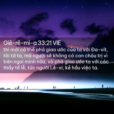 Picture 02 - Giê-rê-mi-a 33:21 VIE - thì mới có thể phá giao ước của ta - Bible Verse Picture