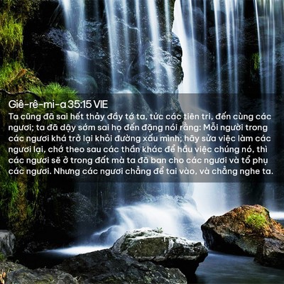 Picture 02 - Giê-rê-mi-a 35:15 VIE - Ta cũng đã sai hết thảy đầy tớ ta, - Bible Verse Picture