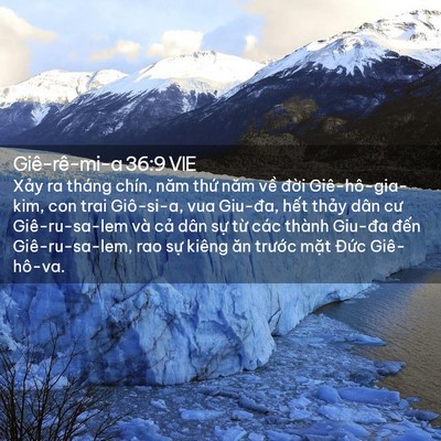 Picture 02 - Giê-rê-mi-a 36:9 VIE - Xảy ra tháng chín, năm thứ năm về - Bible Verse Picture