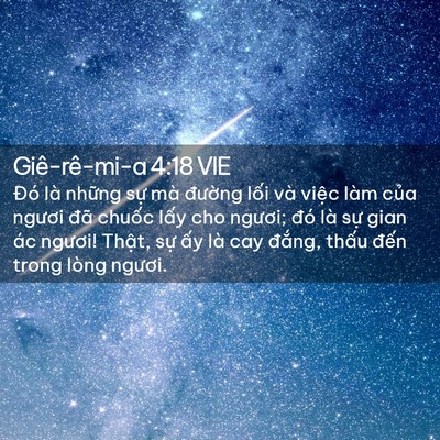 Picture 02 - Giê-rê-mi-a 4:18 VIE - Đó là những sự mà đường lối và - Bible Verse Picture