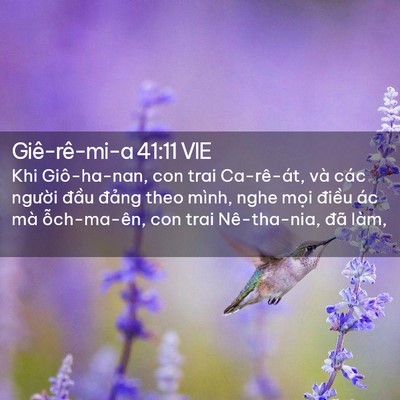 Picture 02 - Giê-rê-mi-a 41:11 VIE - Khi Giô-ha-nan, con trai Ca-rê-át, và các - Bible Verse Picture