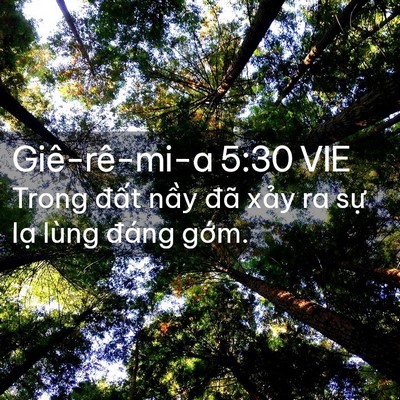 Picture 02 - Giê-rê-mi-a 5:30 VIE - Trong đất nầy đã xảy ra sự lạ lùng - Bible Verse Picture