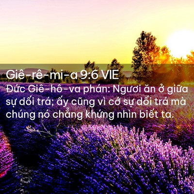 Picture 02 - Giê-rê-mi-a 9:6 VIE - Đức Giê-hô-va phán: Ngươi ăn ở giữa - Bible Verse Picture