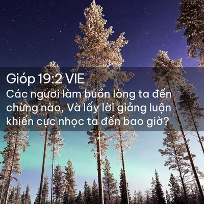Picture 02 - Gióp 19:2 VIE - Các ngươi làm buồn lòng ta đến chừng - Bible Verse Picture