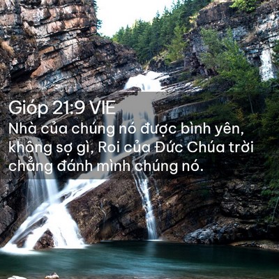 Picture 02 - Gióp 21:9 VIE - Nhà của chúng nó được bình yên, không - Bible Verse Picture