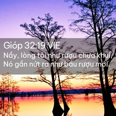 Picture 02 - Gióp 32:19 VIE - Nầy, lòng tôi như rượu chưa khui, Nó - Bible Verse Picture