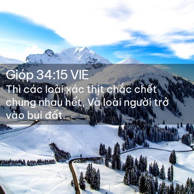 Picture 02 - Gióp 34:15 VIE - Thì các loài xác thịt chắc chết chung - Bible Verse Picture