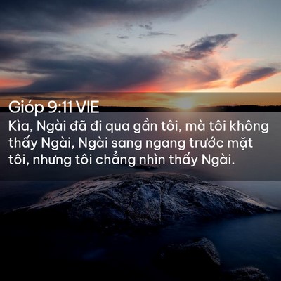 Picture 02 - Gióp 9:11 VIE - Kìa, Ngài đã đi qua gần tôi, mà tôi - Bible Verse Picture