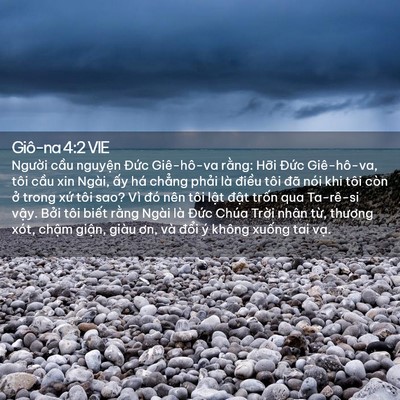 Picture 02 - Giô-na 4:2 VIE - Người cầu nguyện Đức Giê-hô-va - Bible Verse Picture