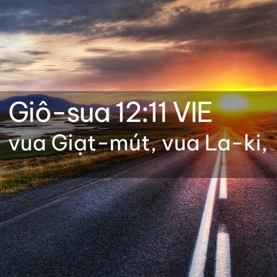 Picture 02 - Giô-sua 12:11 VIE - vua Giạt-mút, vua - Bible Verse Picture