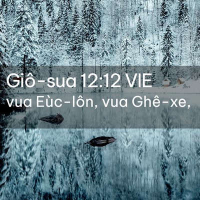 Picture 02 - Giô-sua 12:12 VIE - vua Eùc-lôn, vua - Bible Verse Picture