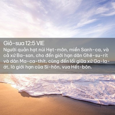 Picture 02 - Giô-sua 12:5 VIE - Người quản hạt núi Hẹt-môn, miền - Bible Verse Picture