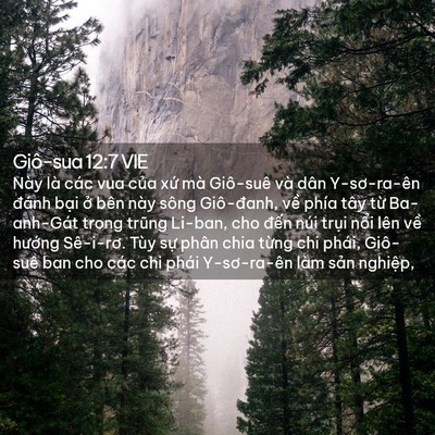 Picture 02 - Giô-sua 12:7 VIE - Này là các vua của xứ mà Giô-suê và - Bible Verse Picture