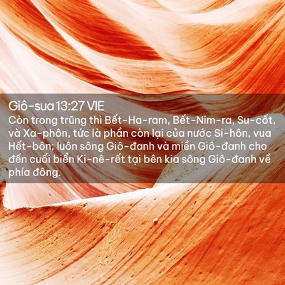 Picture 02 - Giô-sua 13:27 VIE - Còn trong trũng thì Bết-Ha-ram, - Bible Verse Picture
