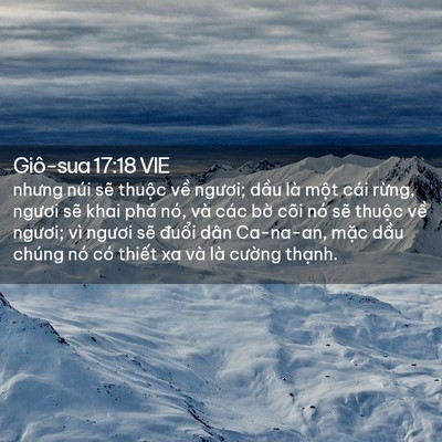 Picture 02 - Giô-sua 17:18 VIE - nhưng núi sẽ thuộc về ngươi; dầu là - Bible Verse Picture