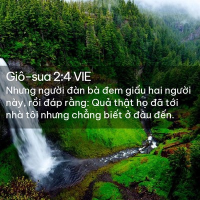 Picture 02 - Giô-sua 2:4 VIE - Nhưng người đàn bà đem giấu hai - Bible Verse Picture
