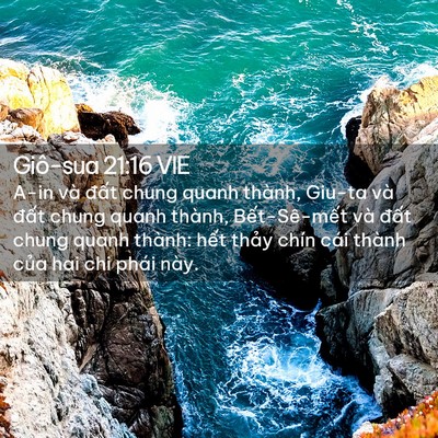 Picture 02 - Giô-sua 21:16 VIE - A-in và đất chung quanh thành, Giu-ta và - Bible Verse Picture