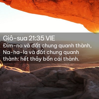 Picture 02 - Giô-sua 21:35 VIE - Đim-na và đất chung quanh thành, Na-ha-la - Bible Verse Picture