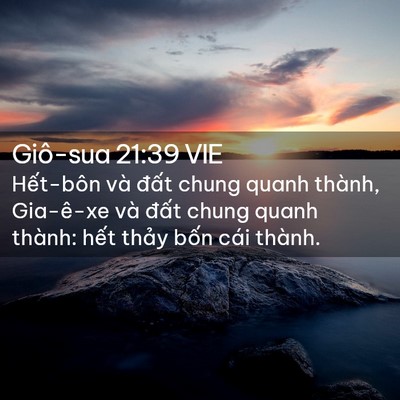 Picture 02 - Giô-sua 21:39 VIE - Hết-bôn và đất chung quanh thành, - Bible Verse Picture