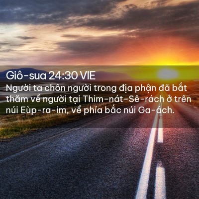 Picture 02 - Giô-sua 24:30 VIE - Người ta chôn người trong địa phận - Bible Verse Picture