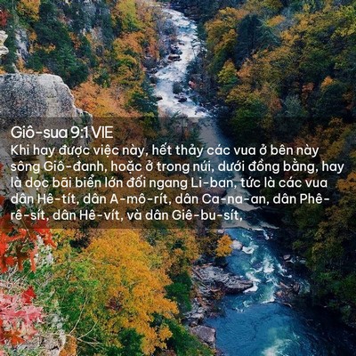 Picture 02 - Giô-sua 9:1 VIE - Khi hay được việc này, hết thảy các - Bible Verse Picture