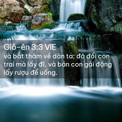 Picture 02 - Giô-ên 3:3 VIE - và bắt thăm về dân ta; đã đổi con - Bible Verse Picture
