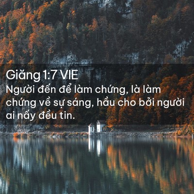 Picture 02 - Giăng 1:7 VIE - Người đến để làm chứng, là làm - Bible Verse Picture