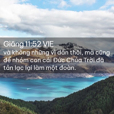 Picture 02 - Giăng 11:52 VIE - và không những vì dân thôi, mà cũng - Bible Verse Picture