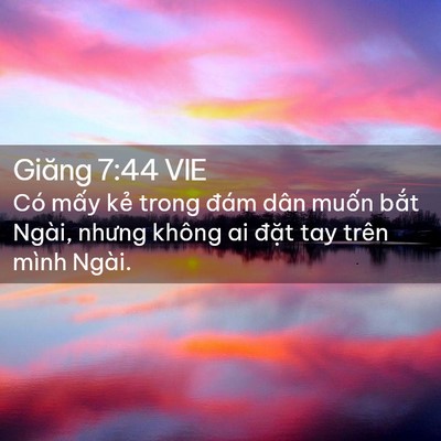 Picture 02 - Giăng 7:44 VIE - Có mấy kẻ trong đám dân muốn bắt - Bible Verse Picture