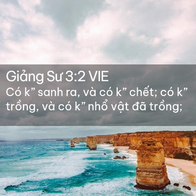 Picture 02 - Giảng Sư 3:2 VIE - Có k” sanh ra, và có k” chết; có k” - Bible Verse Picture