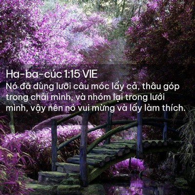 Picture 02 - Ha-ba-cúc 1:15 VIE - Nó đã dùng lưỡi câu móc lấy cả, - Bible Verse Picture