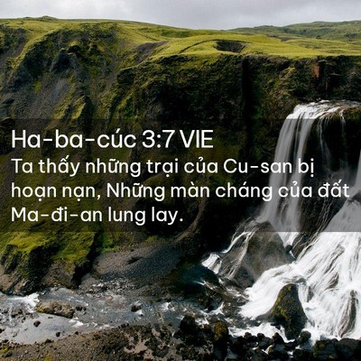 Picture 02 - Ha-ba-cúc 3:7 VIE - Ta thấy những trại của Cu-san bị hoạn - Bible Verse Picture