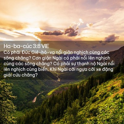 Picture 02 - Ha-ba-cúc 3:8 VIE - Có phải Đức Giê-hô-va nổi giận - Bible Verse Picture